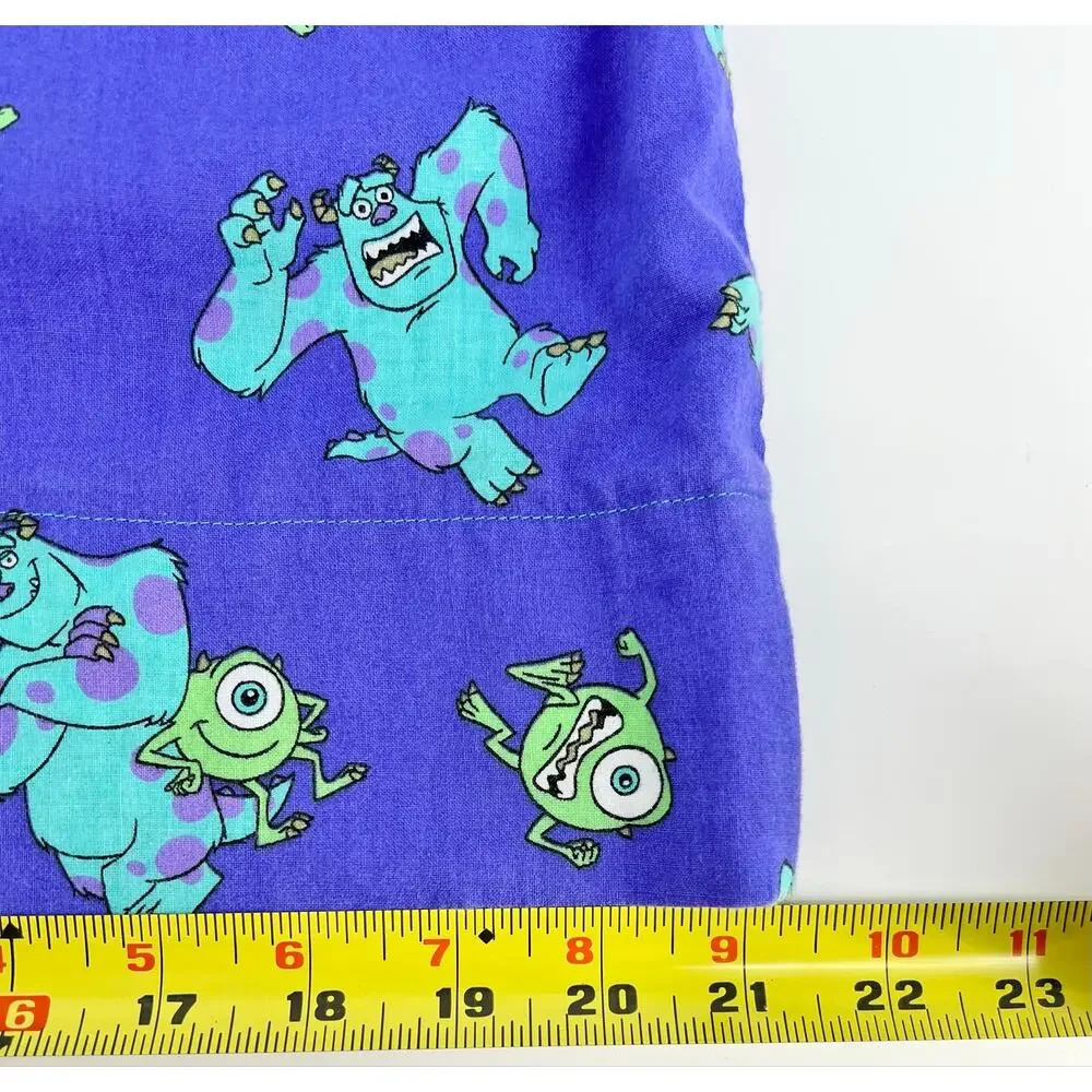 Y2K Disney Monsters Inc Pillowcases 2000s Vintage Set of 2